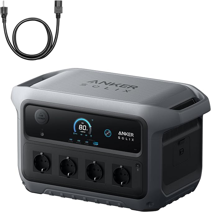 Anker SOLIX C2000 Gen 2 Portable Power Station, 2400W, 2048Wh LiFePO4